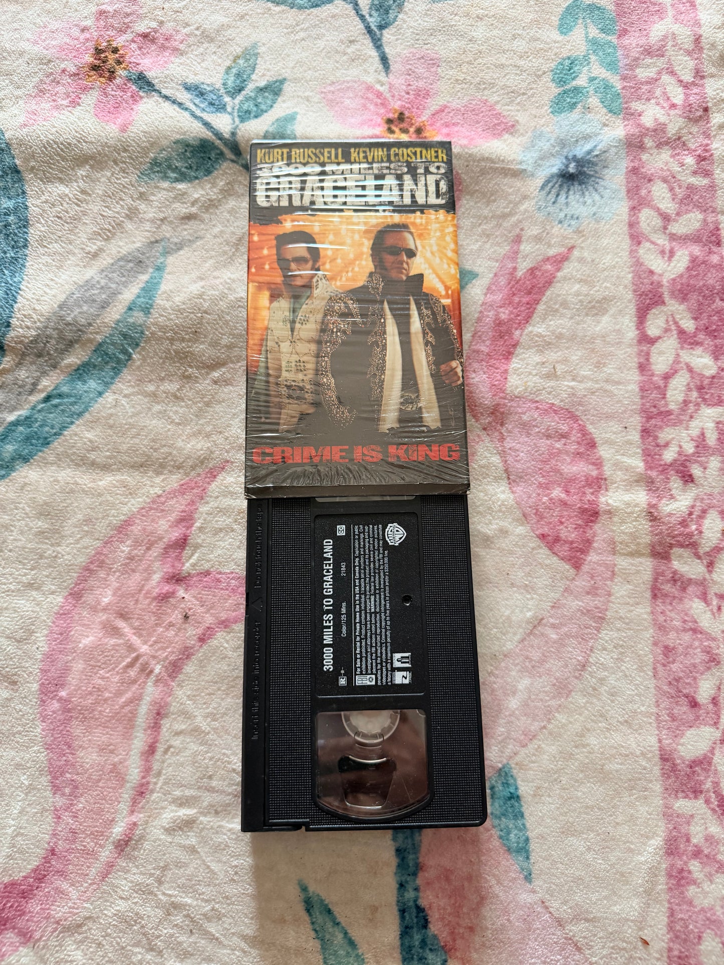 3000 miles to Graceland vhs