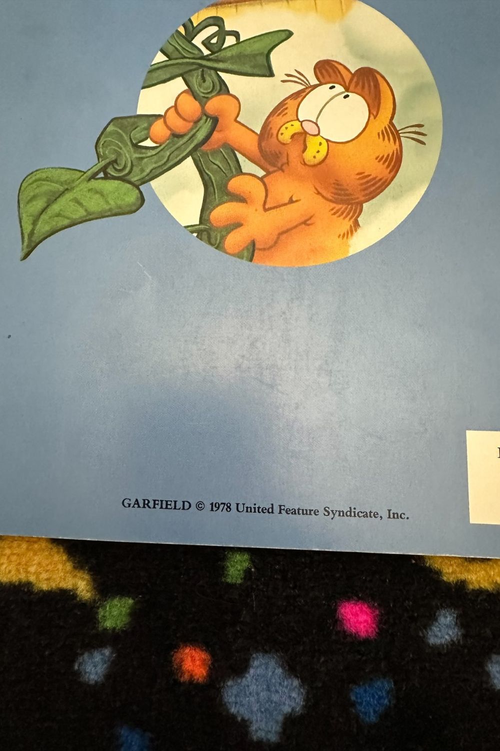 1978 GARFIELD'S FURRY TALES BOOK*