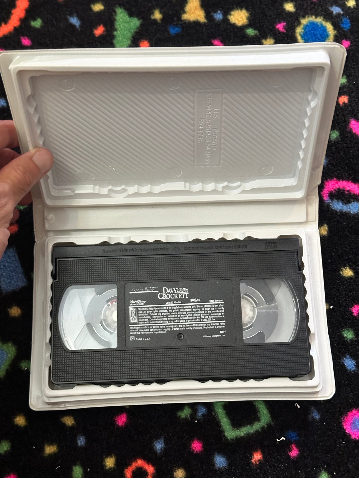 Davy Crockett king of the wild frontier VHS