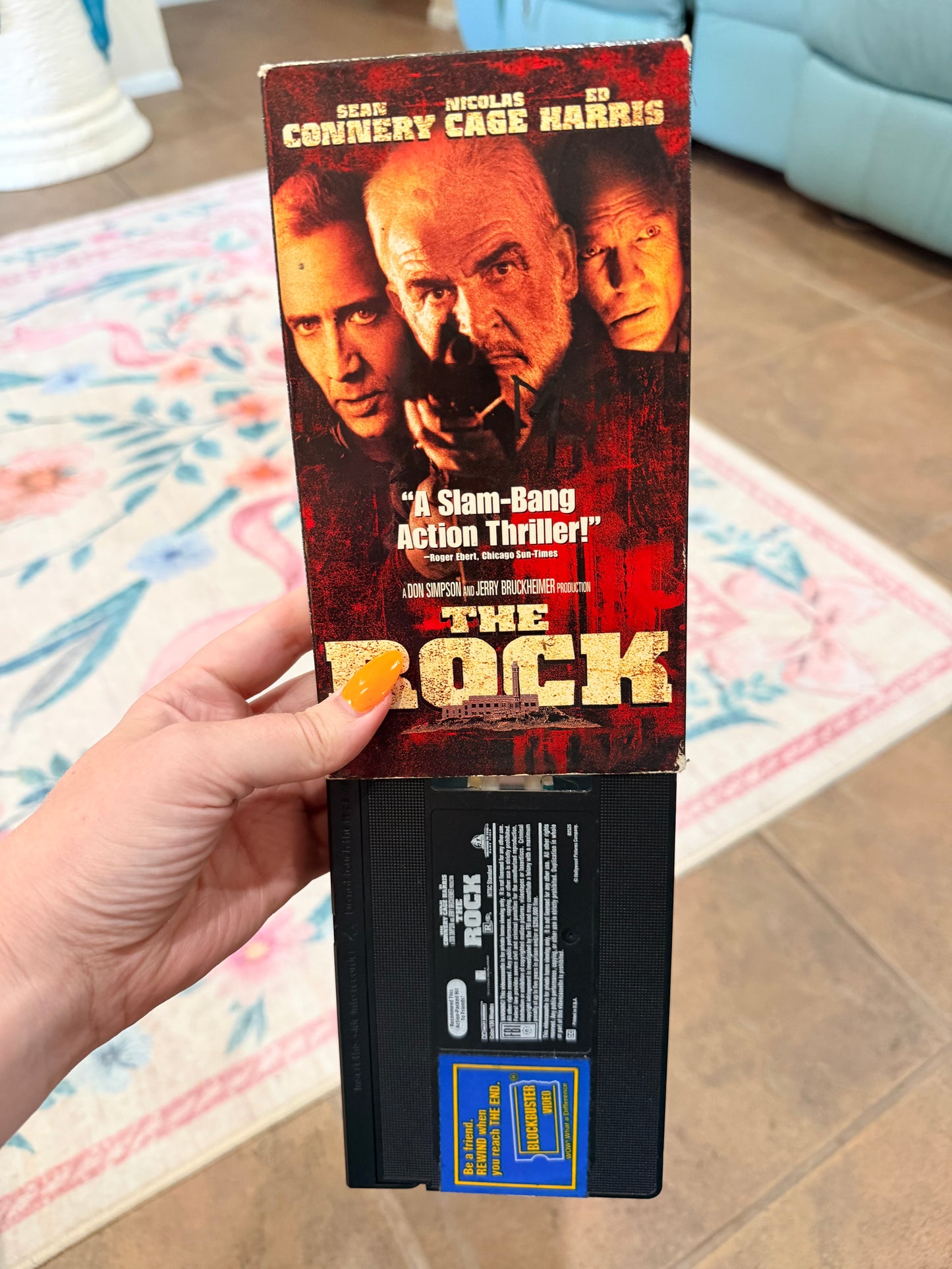 The rock vhs