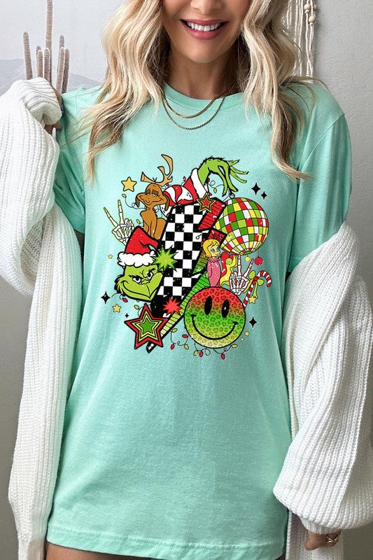 FESTIVE GRINCHMAS NOSTALGIA TEE-CURVY