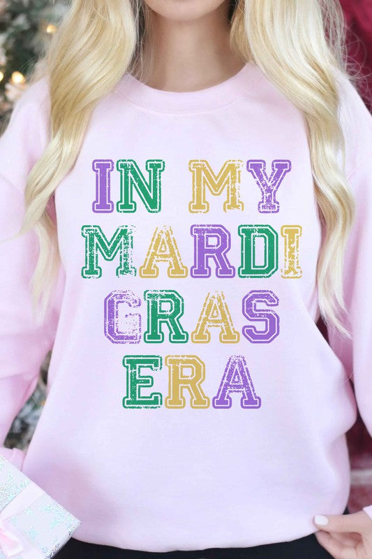 IN MY MARDI GRAS ERA GRAPHIC SWEATSHIRT