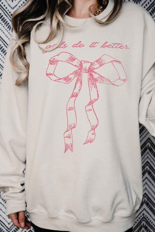 GIRLS DO IT BETTER OVERSIZED SWEATSHIRT - CURVY