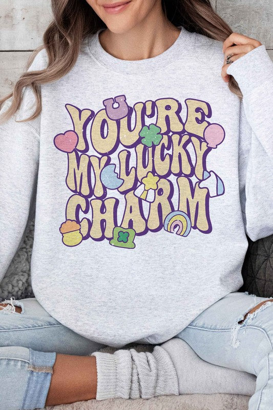 LUCKY CHARM GRAPHIC SWEATSHIRT