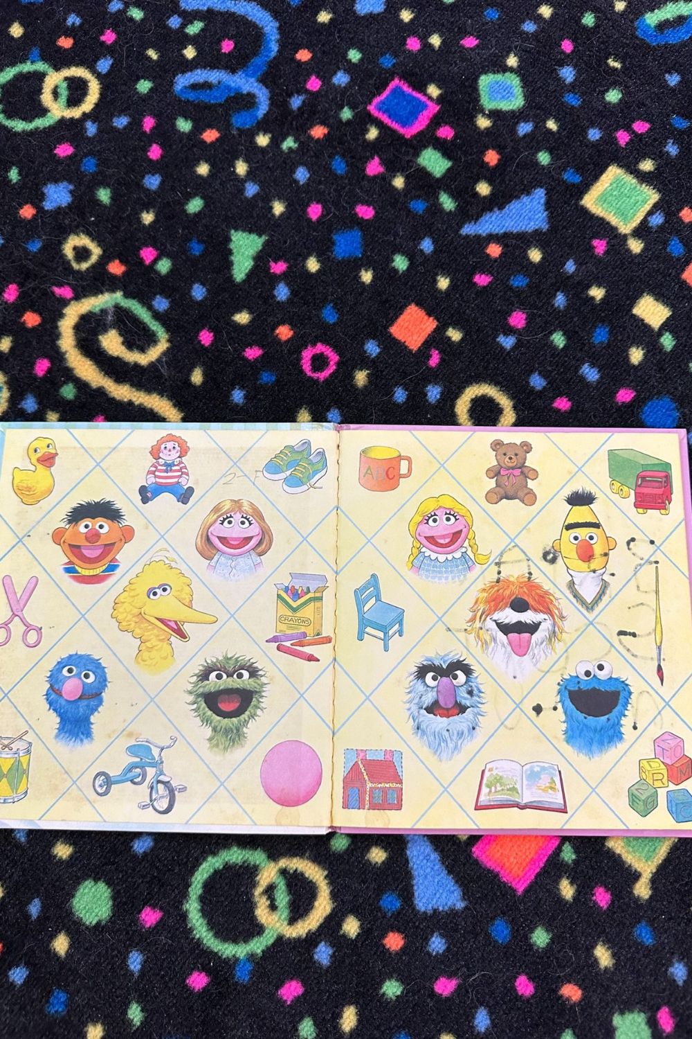 SESAME STREET A GROWING-UP BOOK- "DON'T BE SHY"*