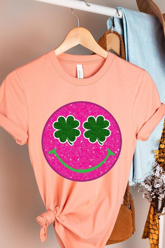 SHAMROCK SPARKLE GRAPHIC TEE