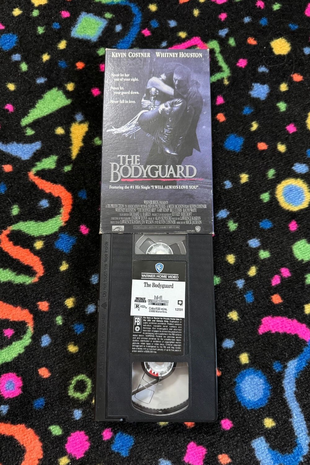 THE BODYGUARD VHS*