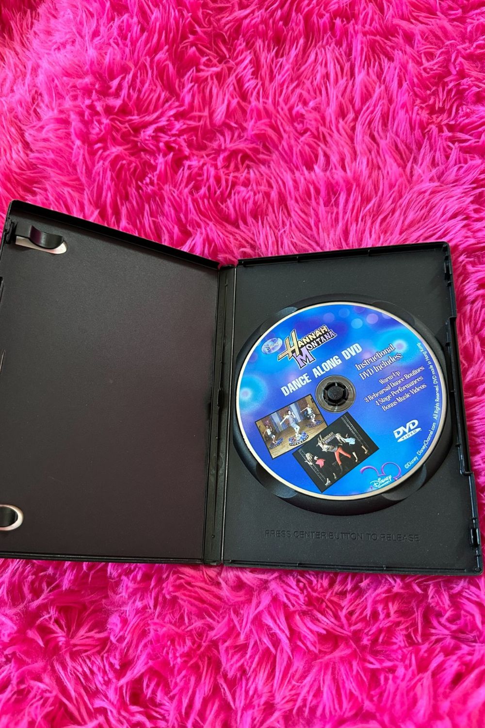 2007 DISNEY HANNAH MONTANA DANCE ALONG DVD*