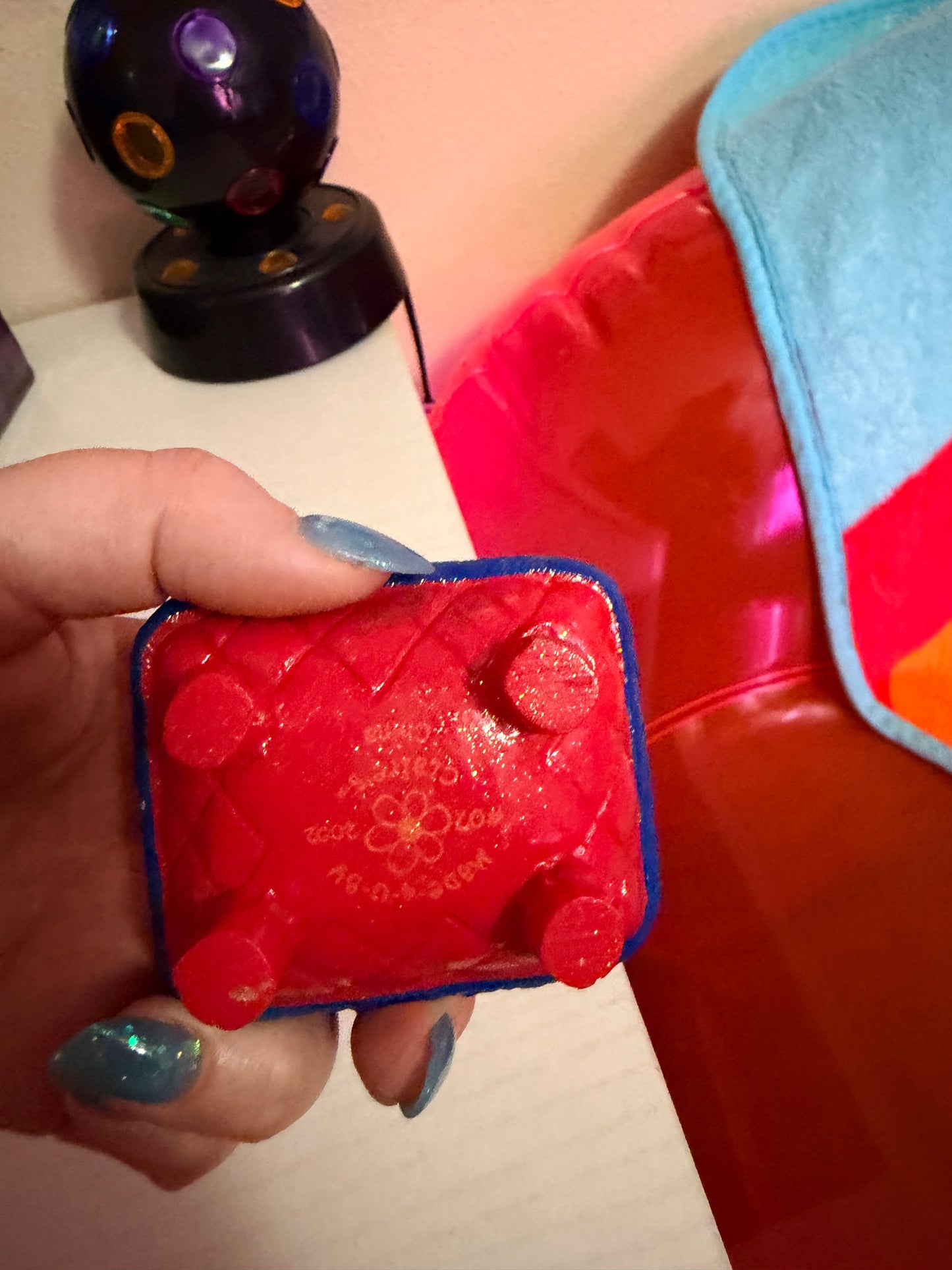 Claire’s trinket box red