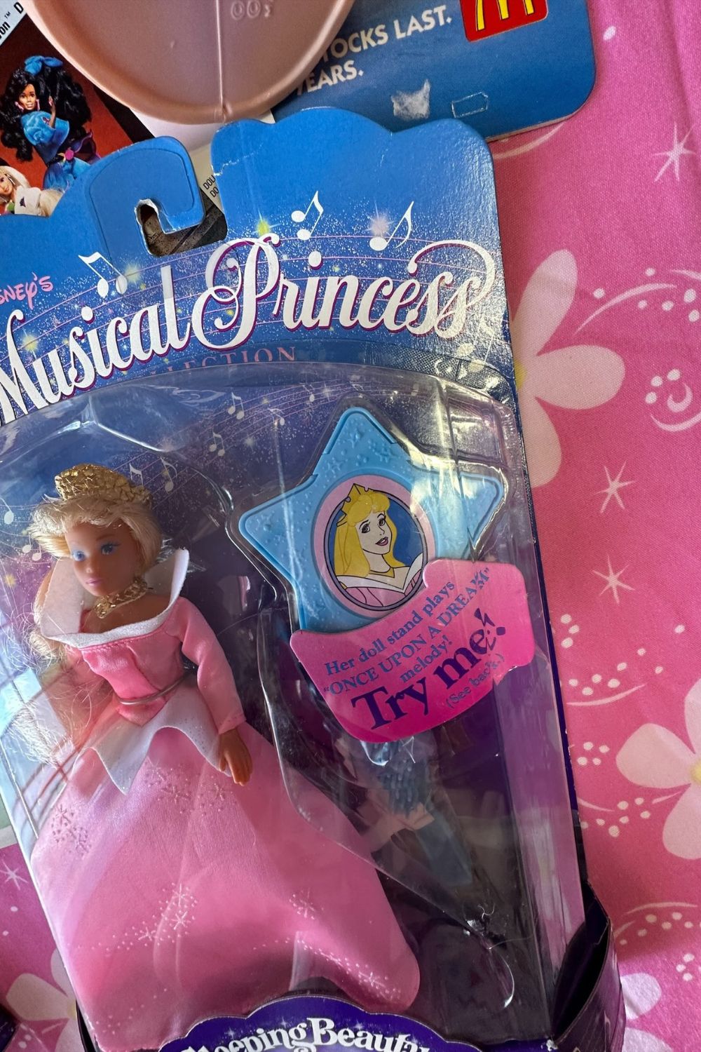 1994 DISNEY MUSICAL PRINCESS COLLECTION- SLEEPING BEAUTY DOLL*