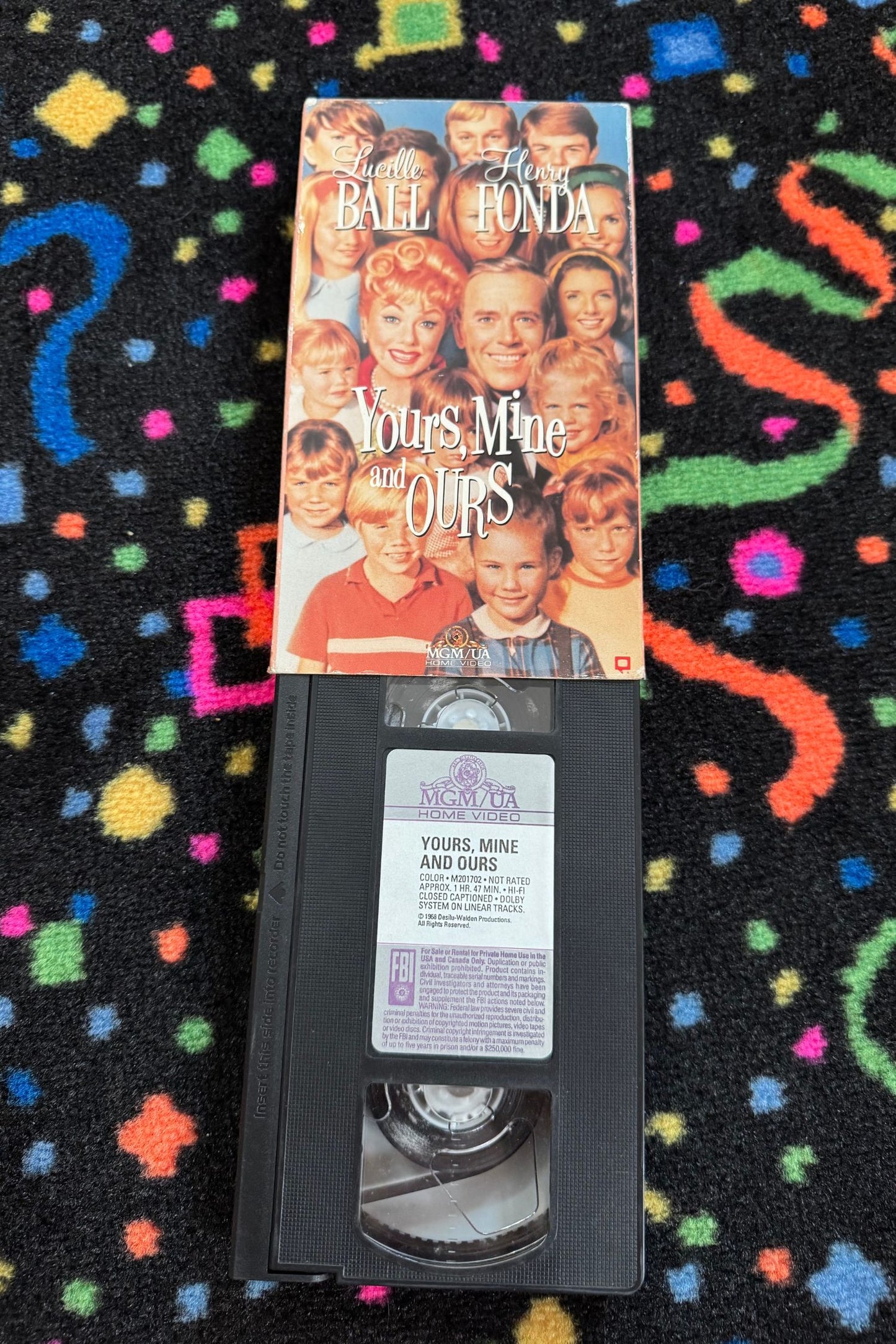 YOURS, MINE AND OURS VHS*