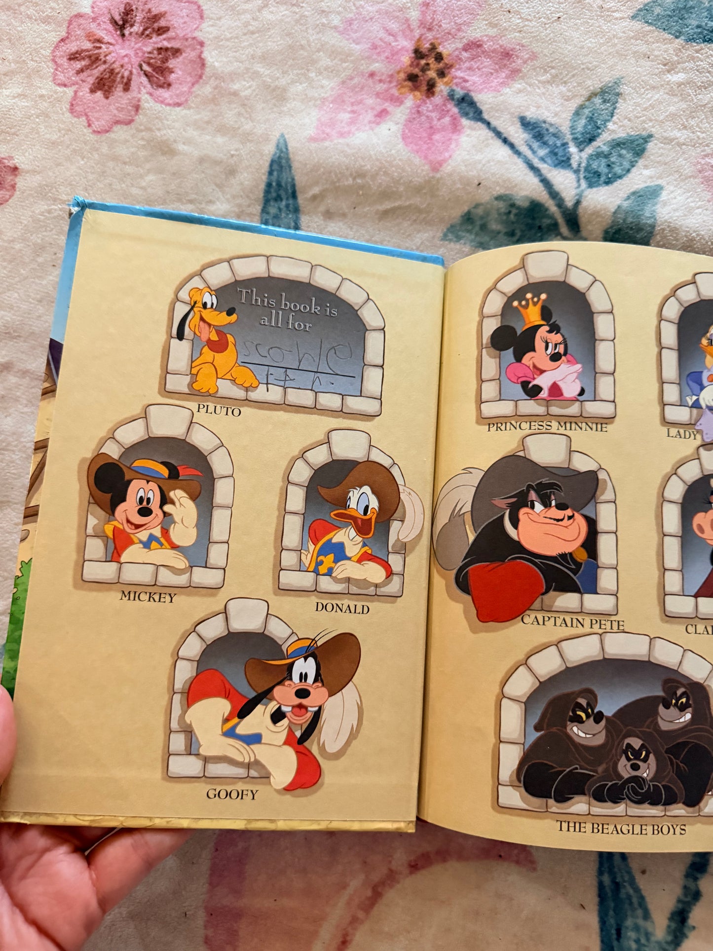 Mickey-Donald-Goofy The Three Musketeers book