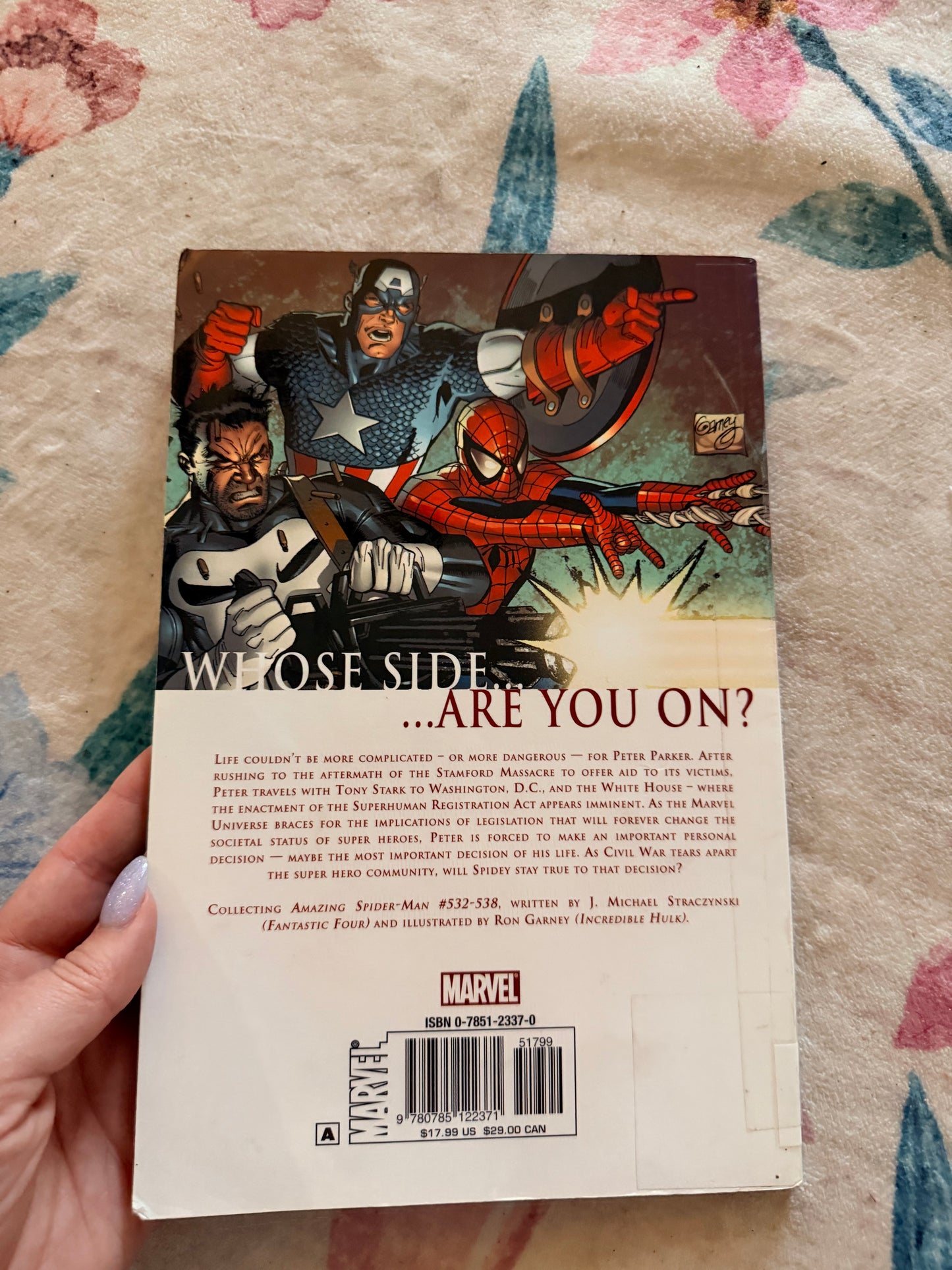 The-amazing spider-man civil war book
