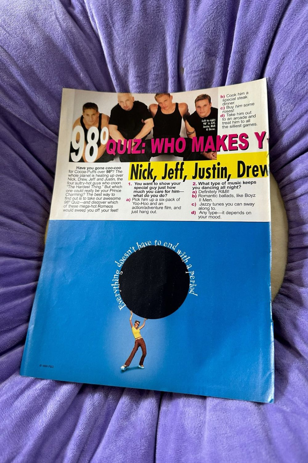 OCTOBER 1999 16 MAGAZINE PAGE NSYNC*