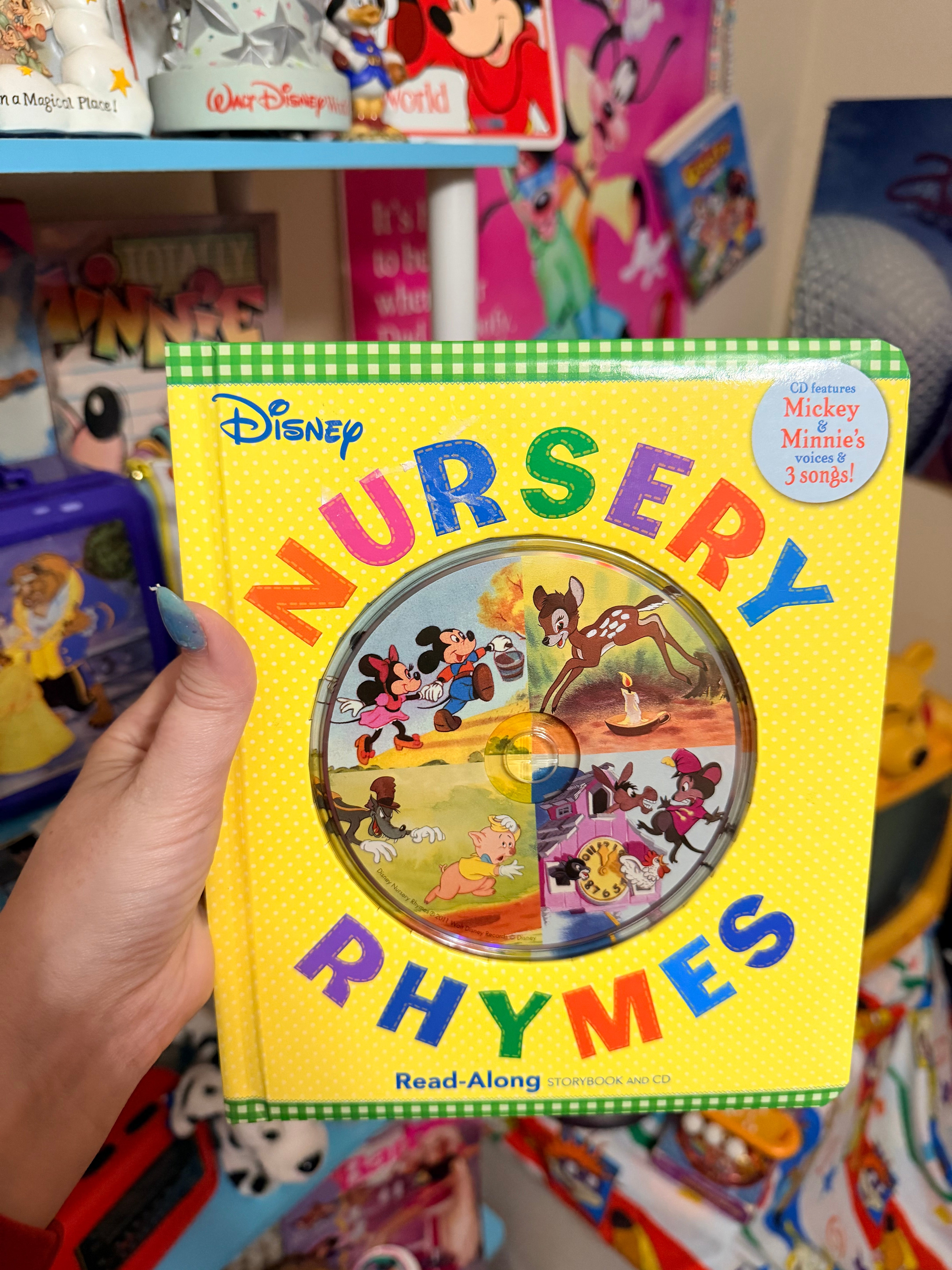 2011 Disney Nursery Rhymes book with cd – Nostalchicks