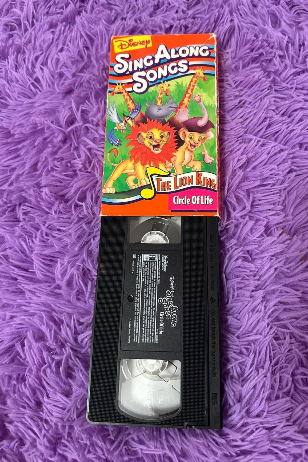 DISNEY'S SING ALONG SONGS- THE LION KING "CIRCLE OF LIFE" VHS*