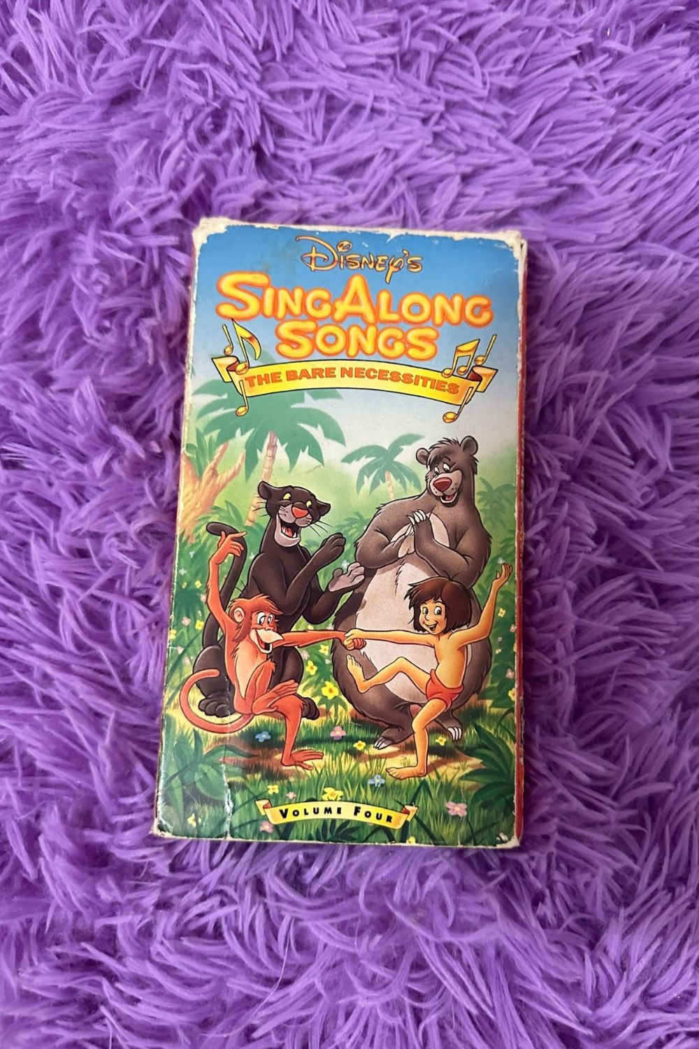 DISNEY'S SING ALONG SONGS THE BARE NECESSITIES VHS* Nostalchicks