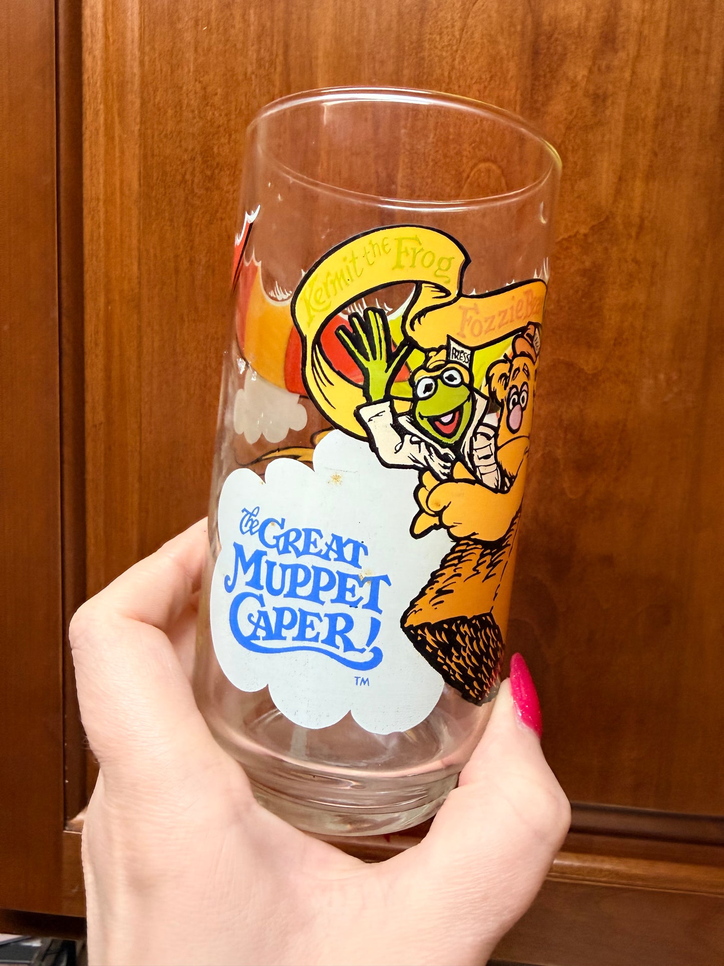 McDonald’s 1991 The Great Muppet Caper glass