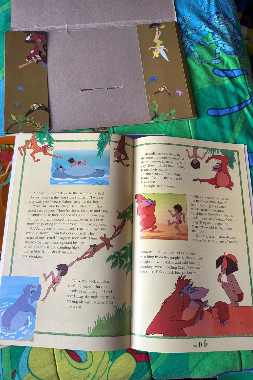 WALT DISNEY TREASURE CHEST BOOK SET (4/5 included, missing PETER PAN)*