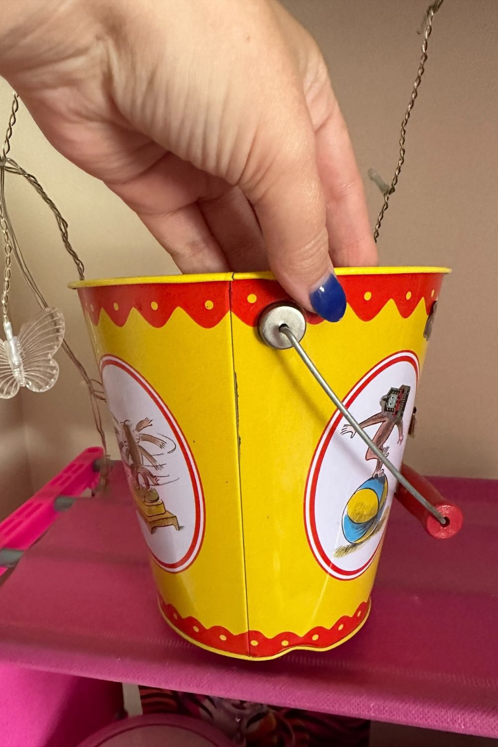 CURIOUS GEORGE TIN PAIL BUCKET*