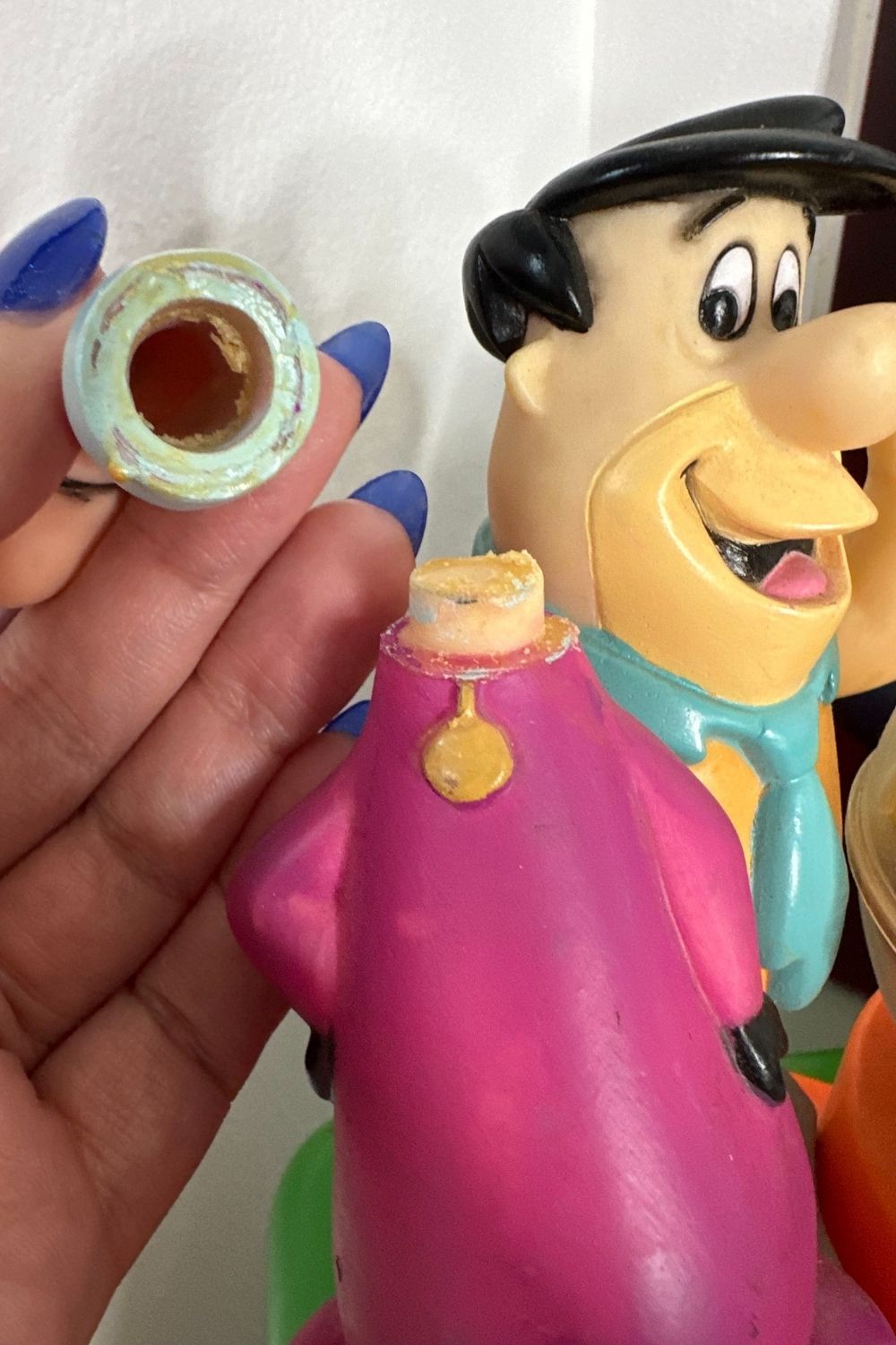 VINTAGE FRED AND DINO FLINTSTONES GUMBALL MACHINE*