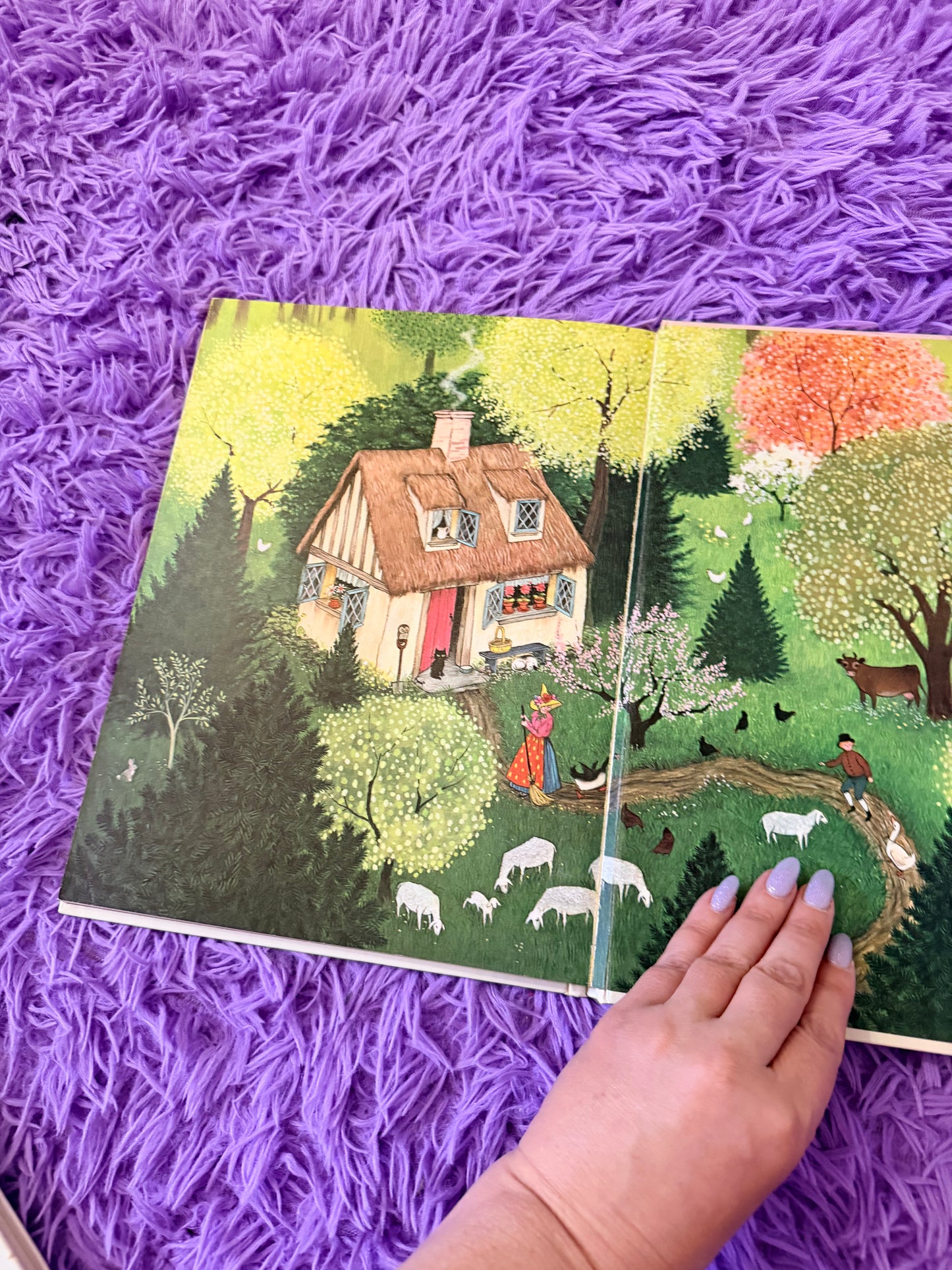 Mother Goose hardcover book