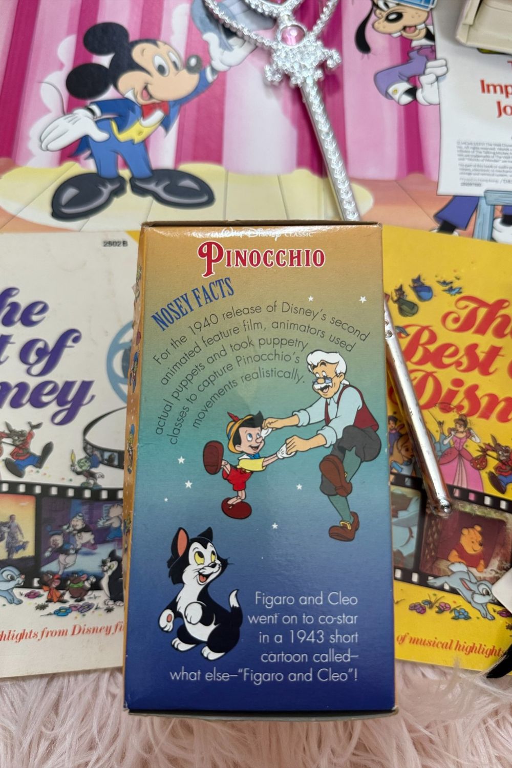 1994 BURGER KING WALT DISNEY SERIES PINOCCHIO CUP*