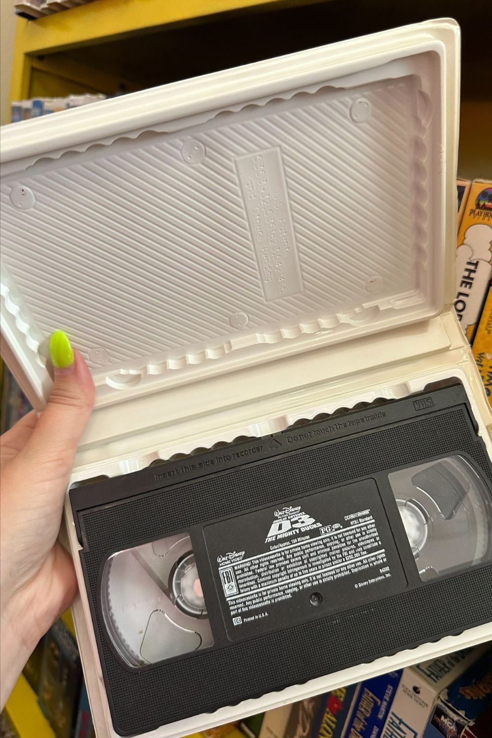 1996 D3: THE MIGHTY DUCKS VHS*