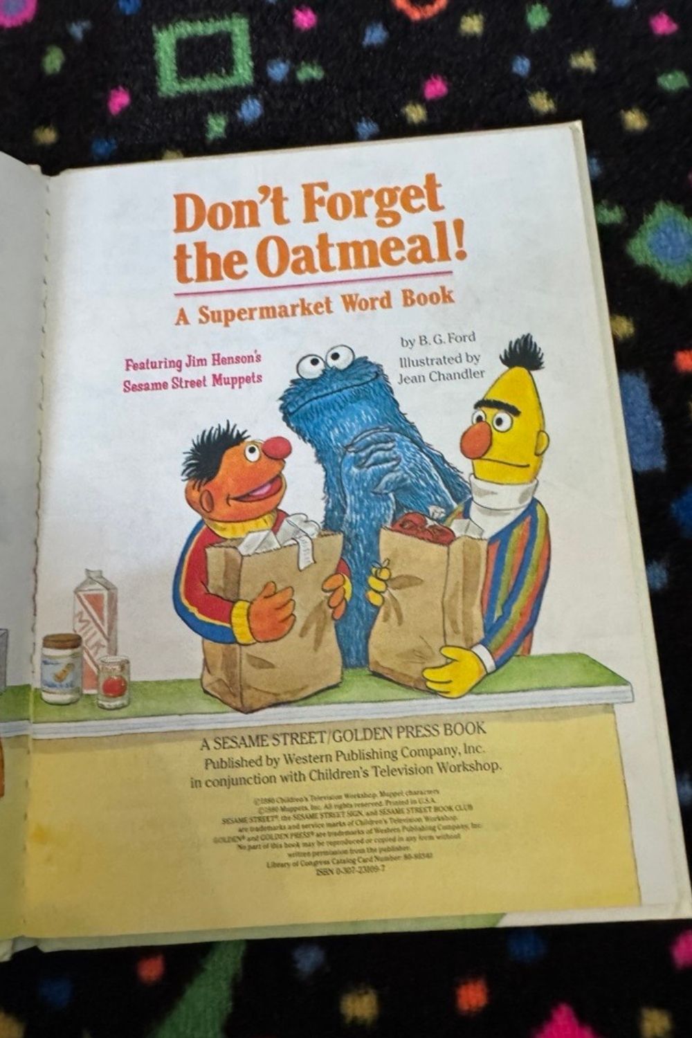 1980 DON’T FORGET THE OATMEAL BOOK*