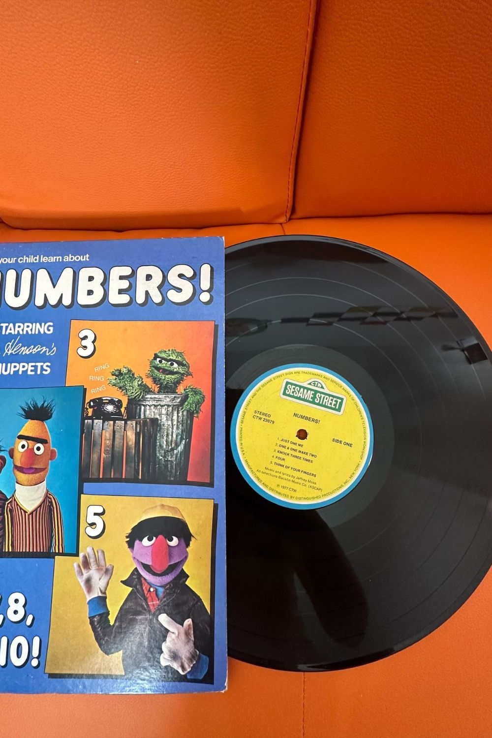 SESAME STREET NUMBERS! VINYL*