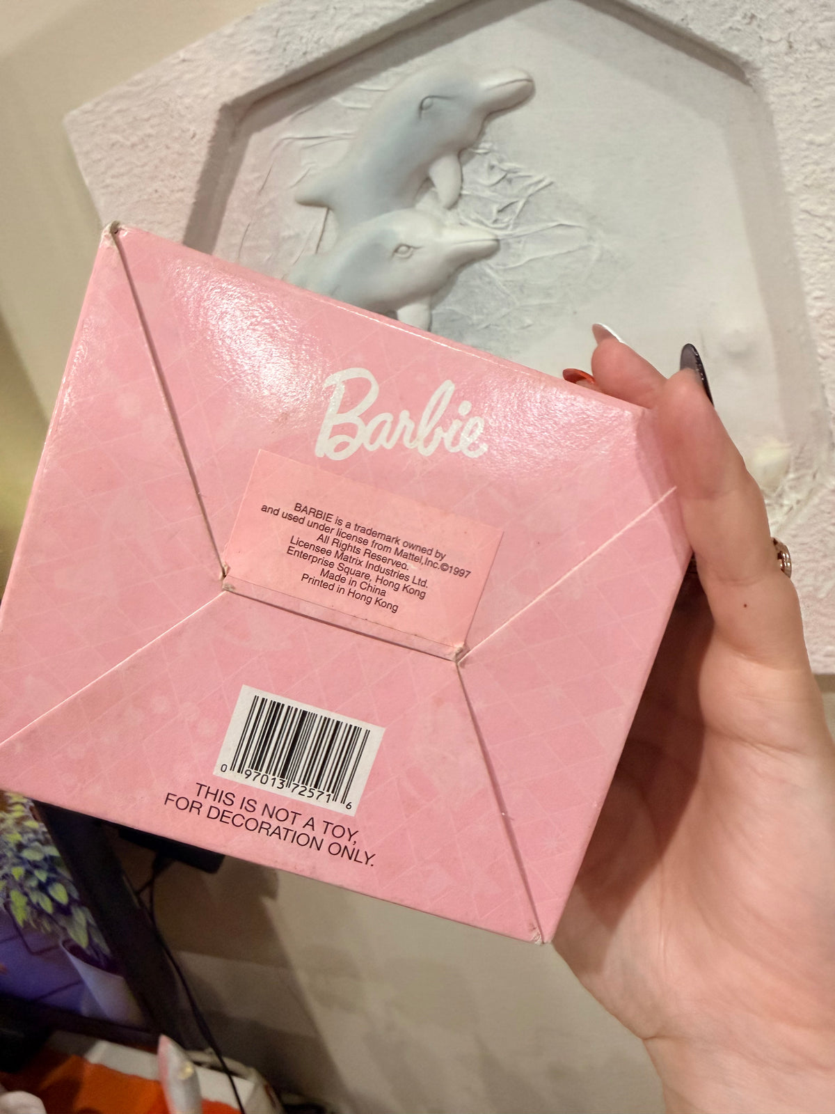 1997 Holiday Barbie Decoupage Ornament