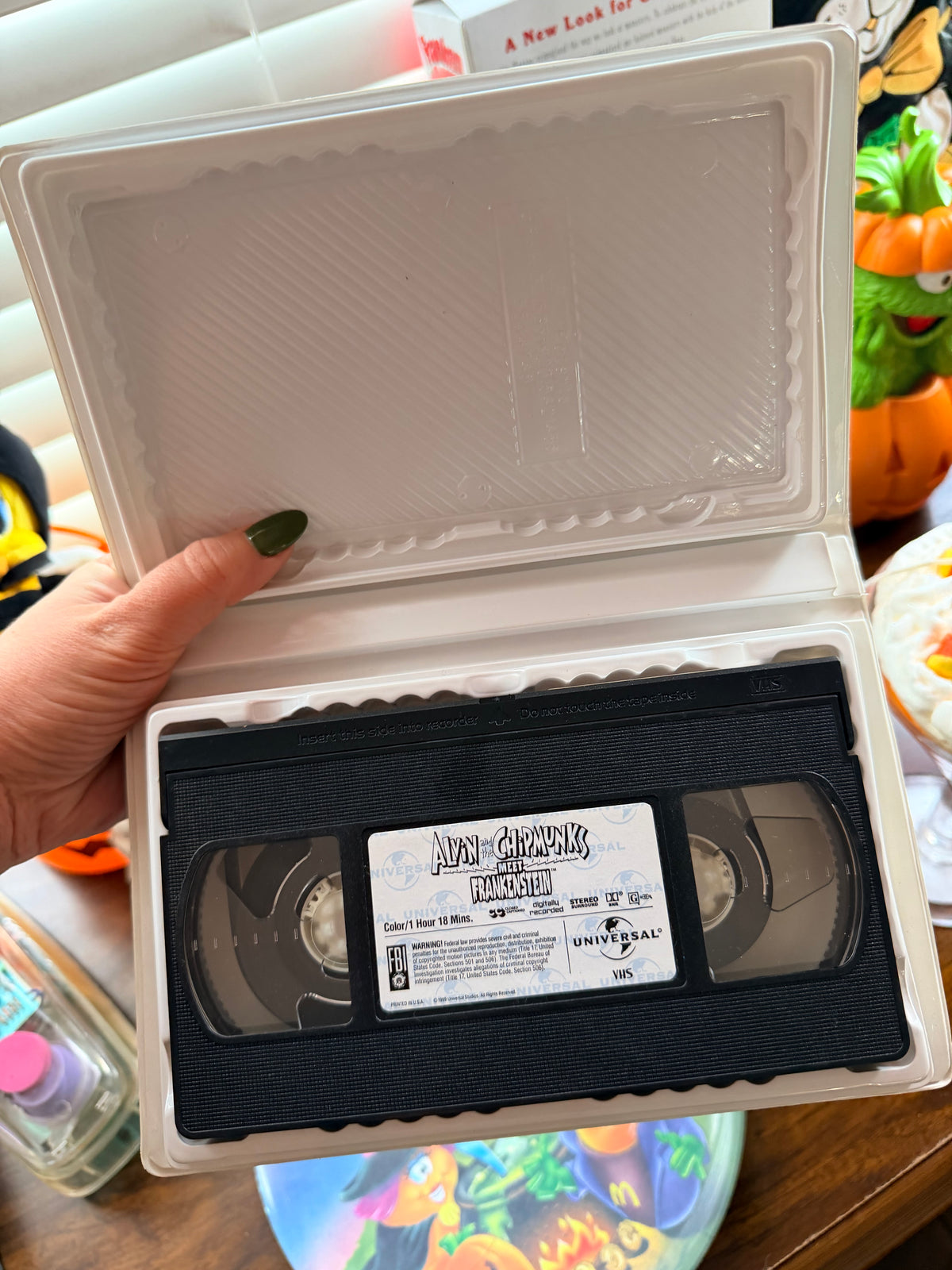 Alvin and the Chipmunks Meet Frankenstein VHS