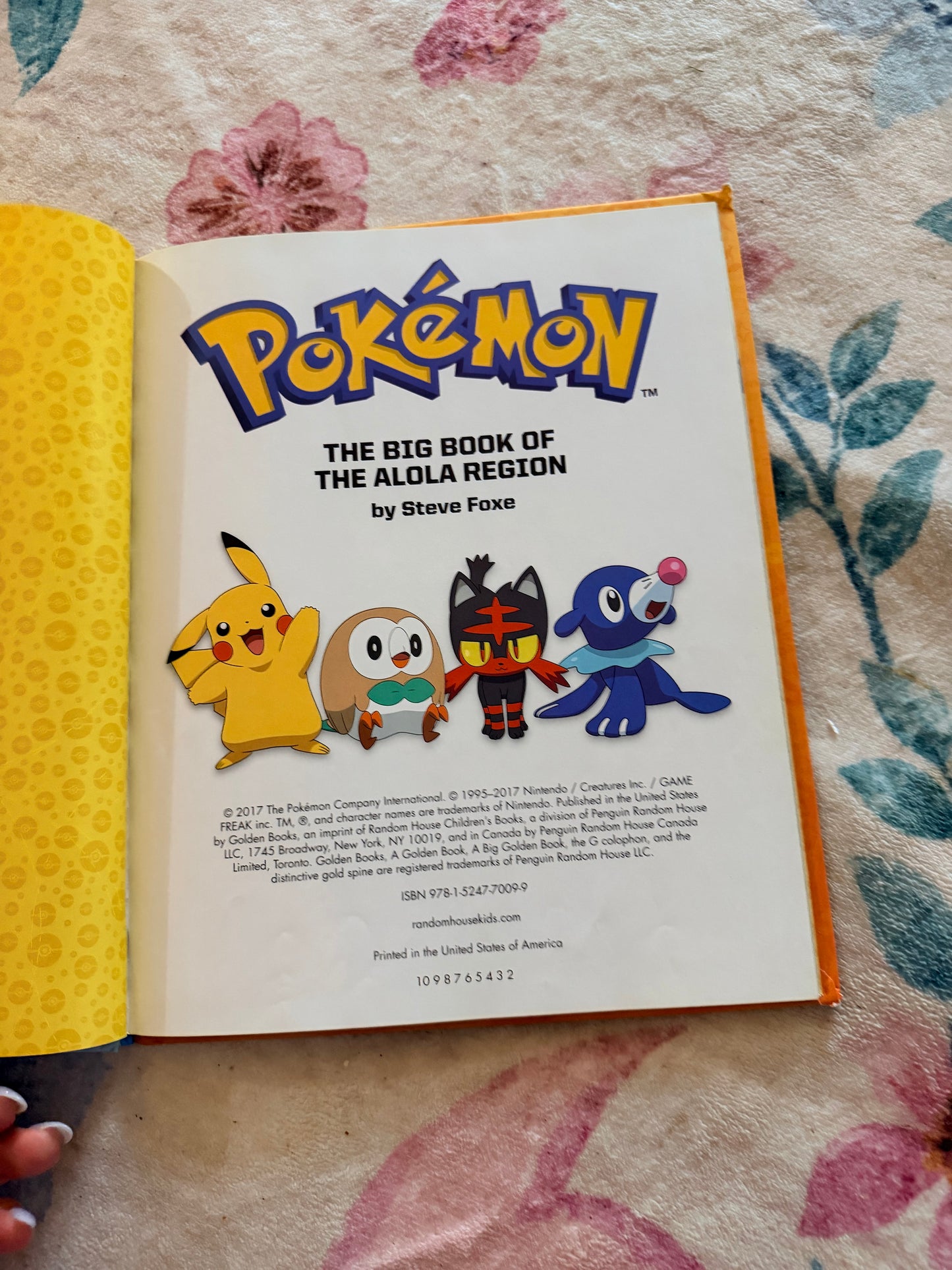 Pokémon the big book of alola region