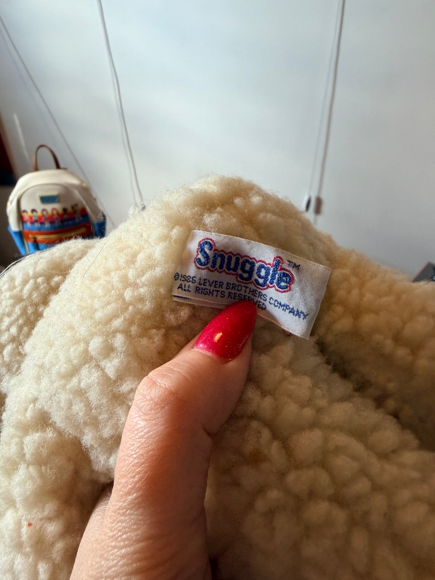 Vintage 1986 Russ 10” Snuggle Teddy Bear Plush Lever Bros Fabric Softener