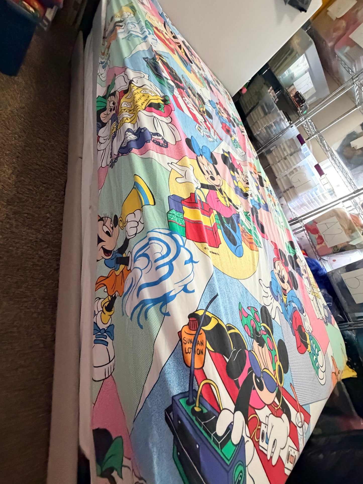 Minnie fashionista twin sheet