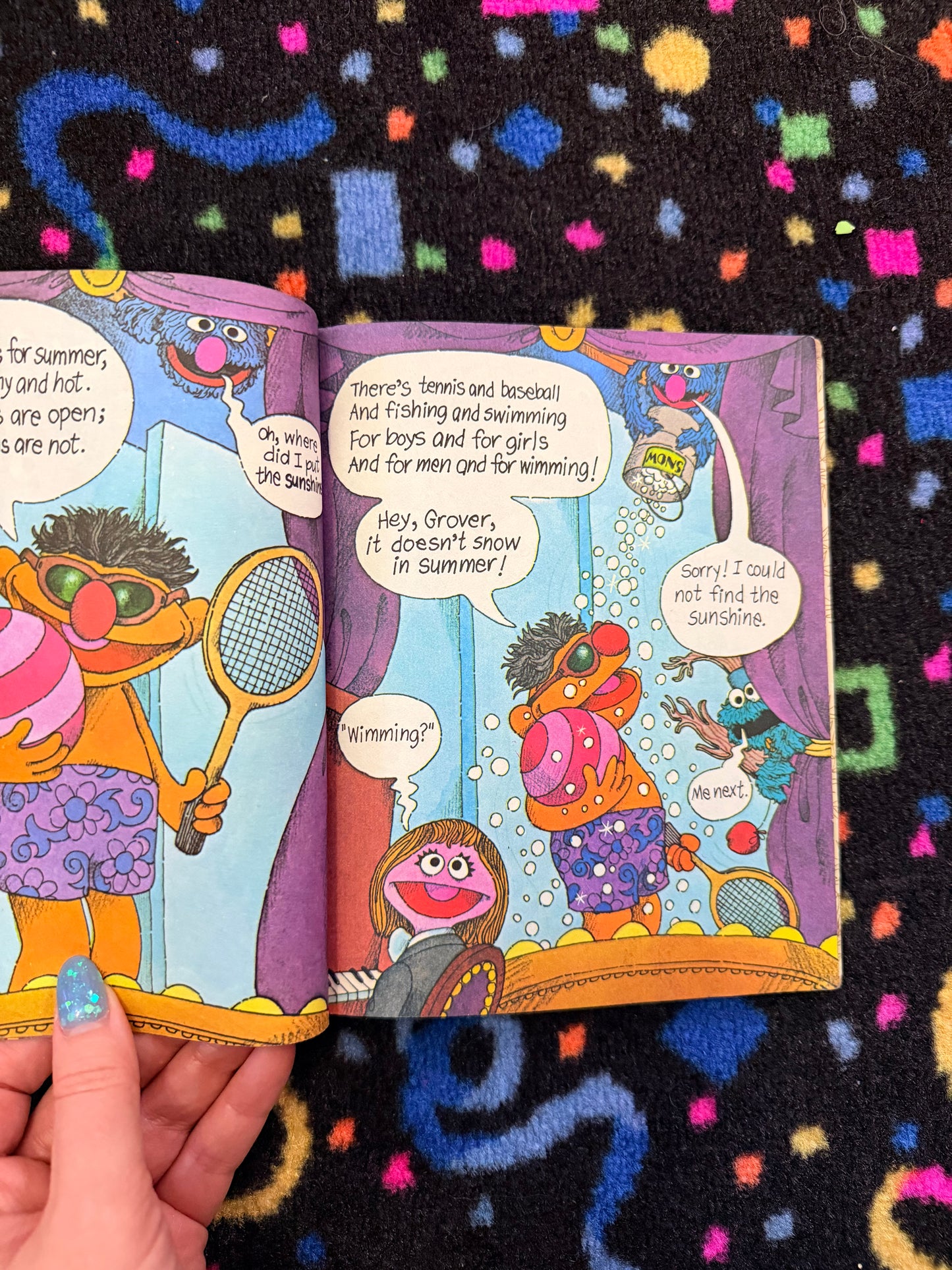 The four seasons Sesame Street goldenbook