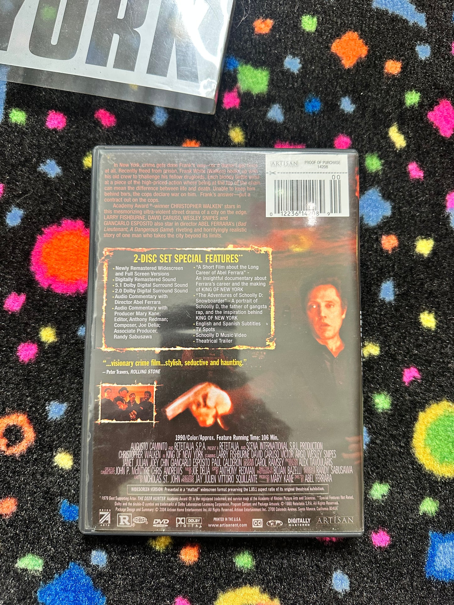 King of New York Special Edition dvd set