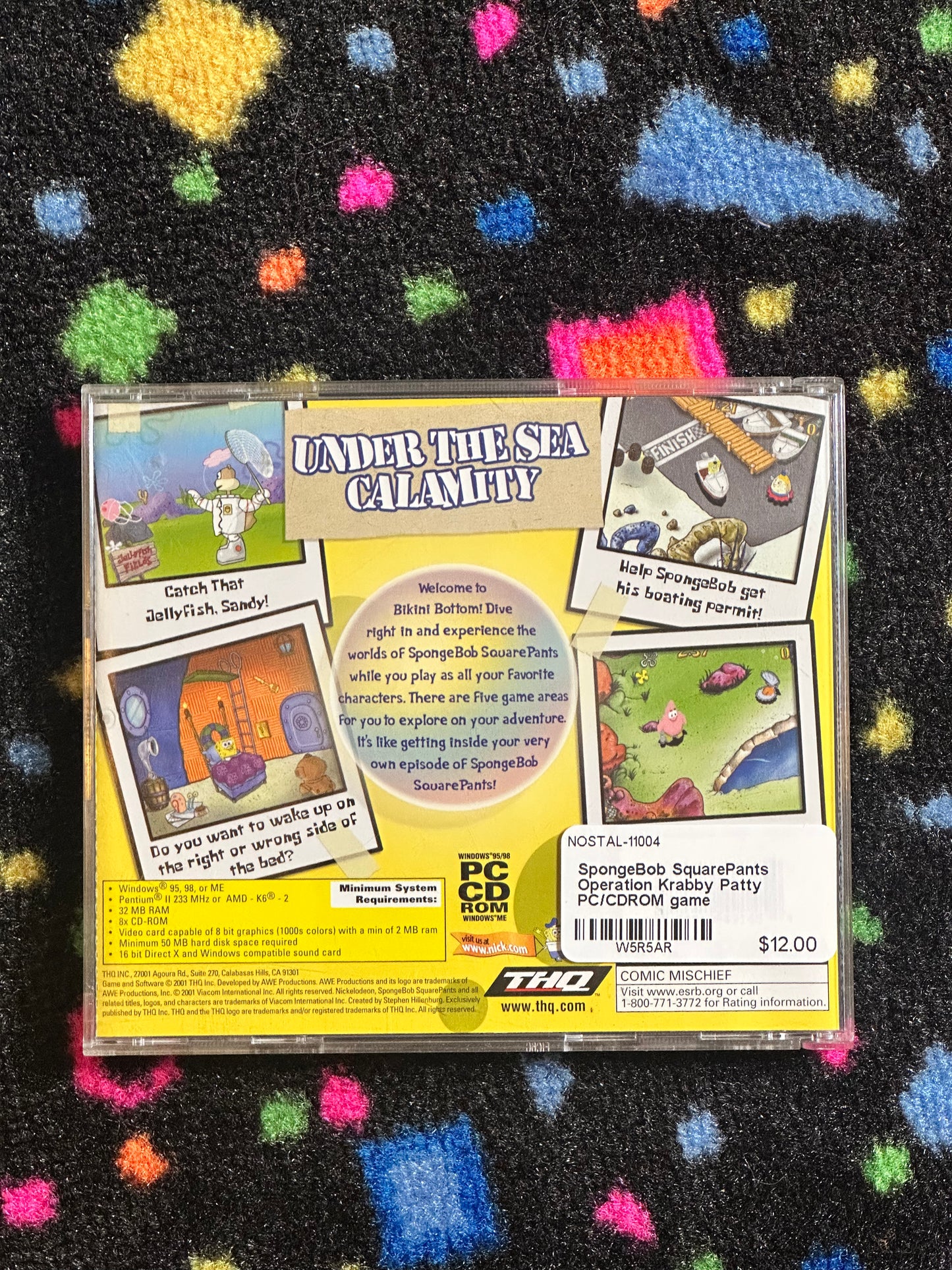 SpongeBob SquarePants Operation Krabby Patty PC CDROM