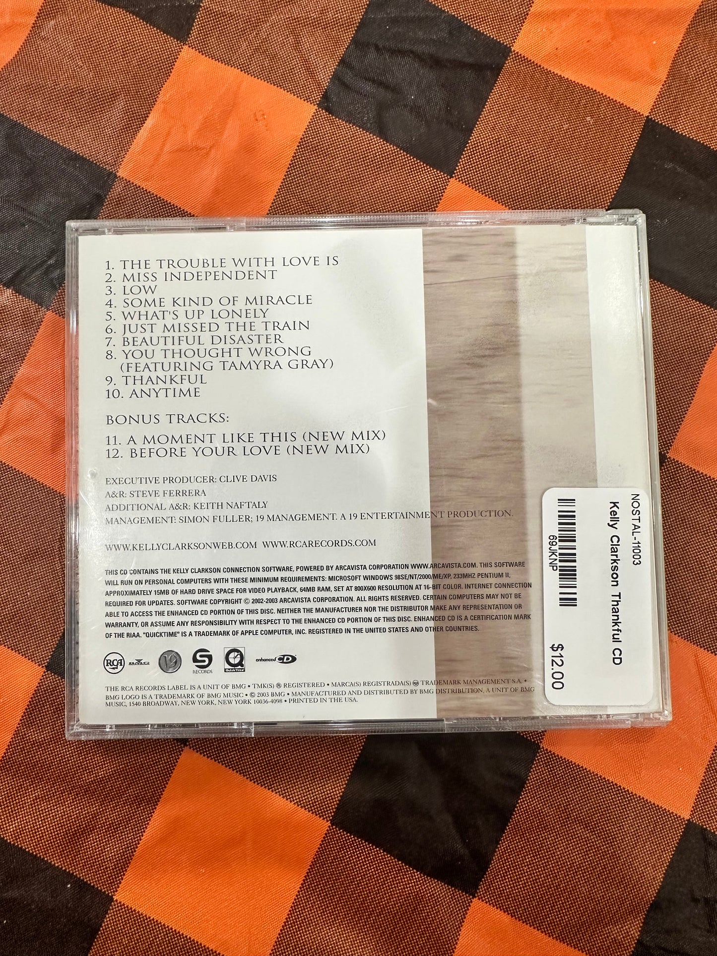 Kelly Clarkson Thankful CD