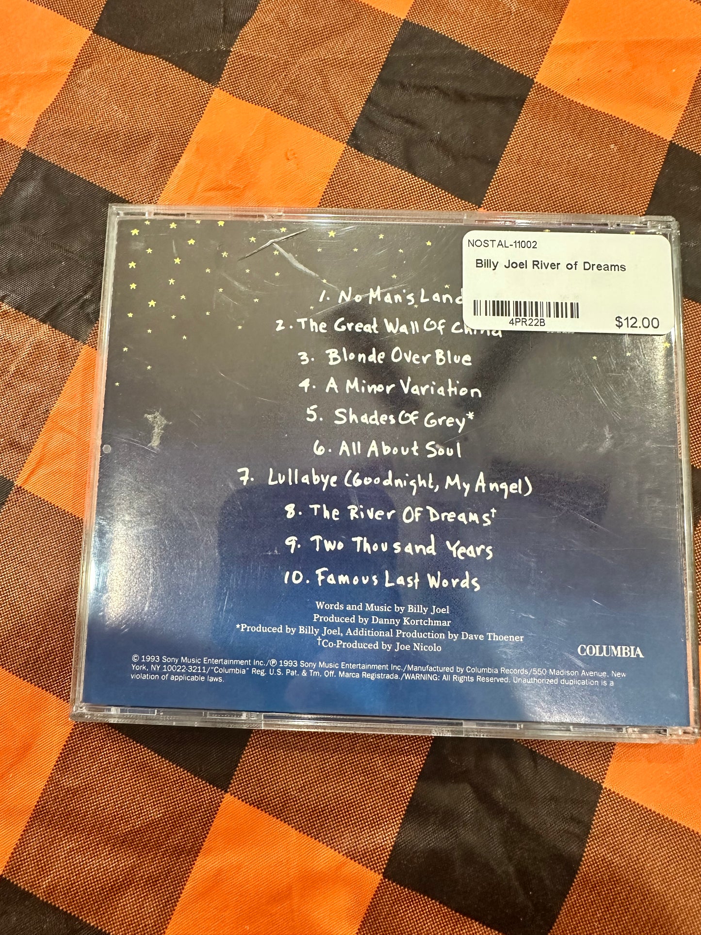 Billy Joel River of Dreams CD