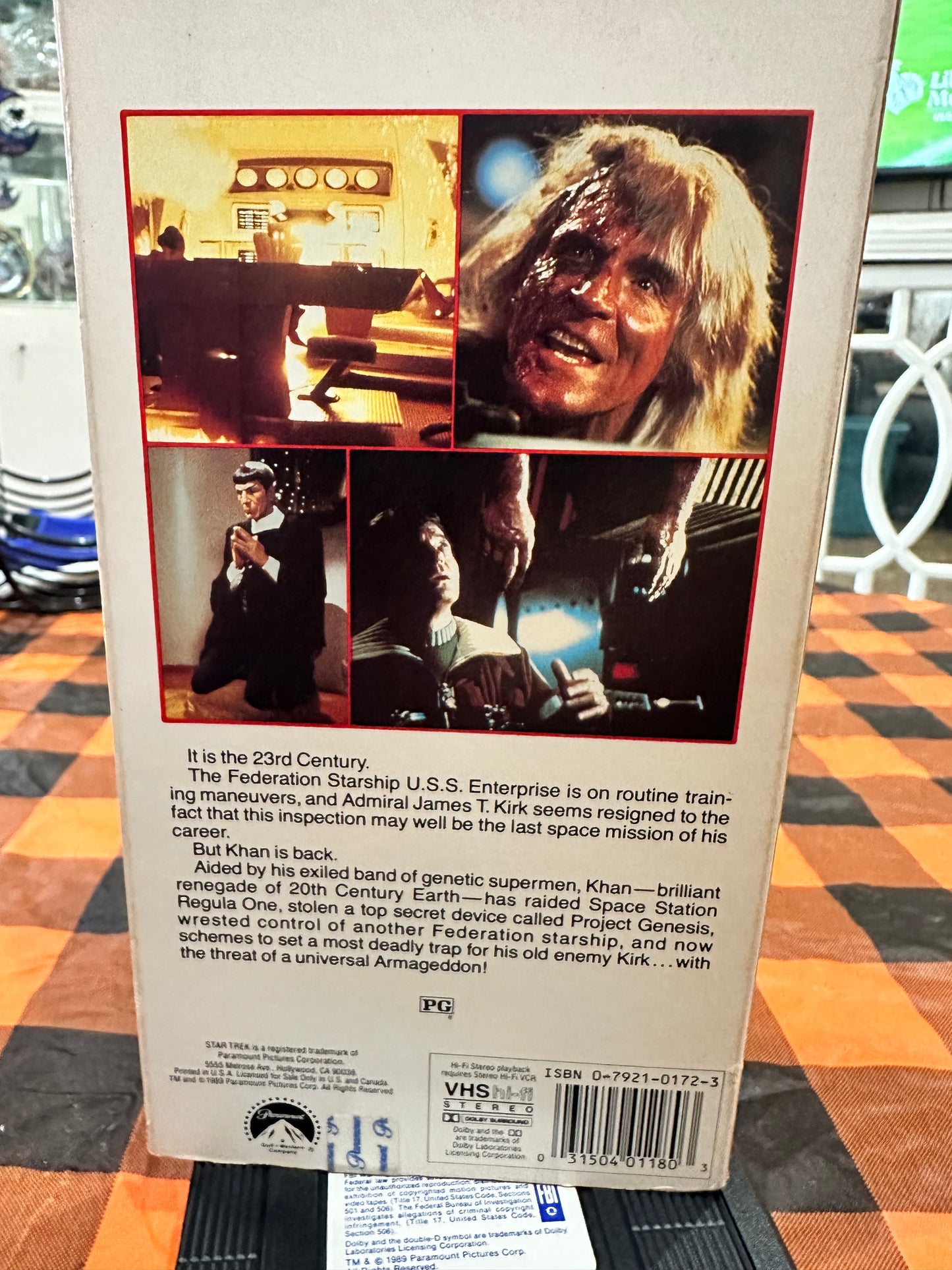 Star Trek II The Wrath of Khan vhs
