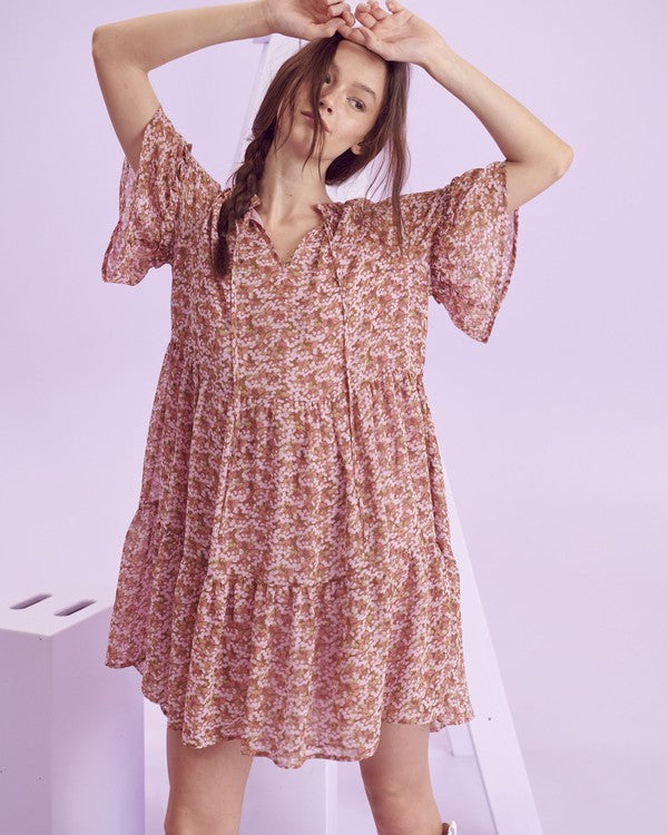 CLOVER BLOSSOM MINI DRESS