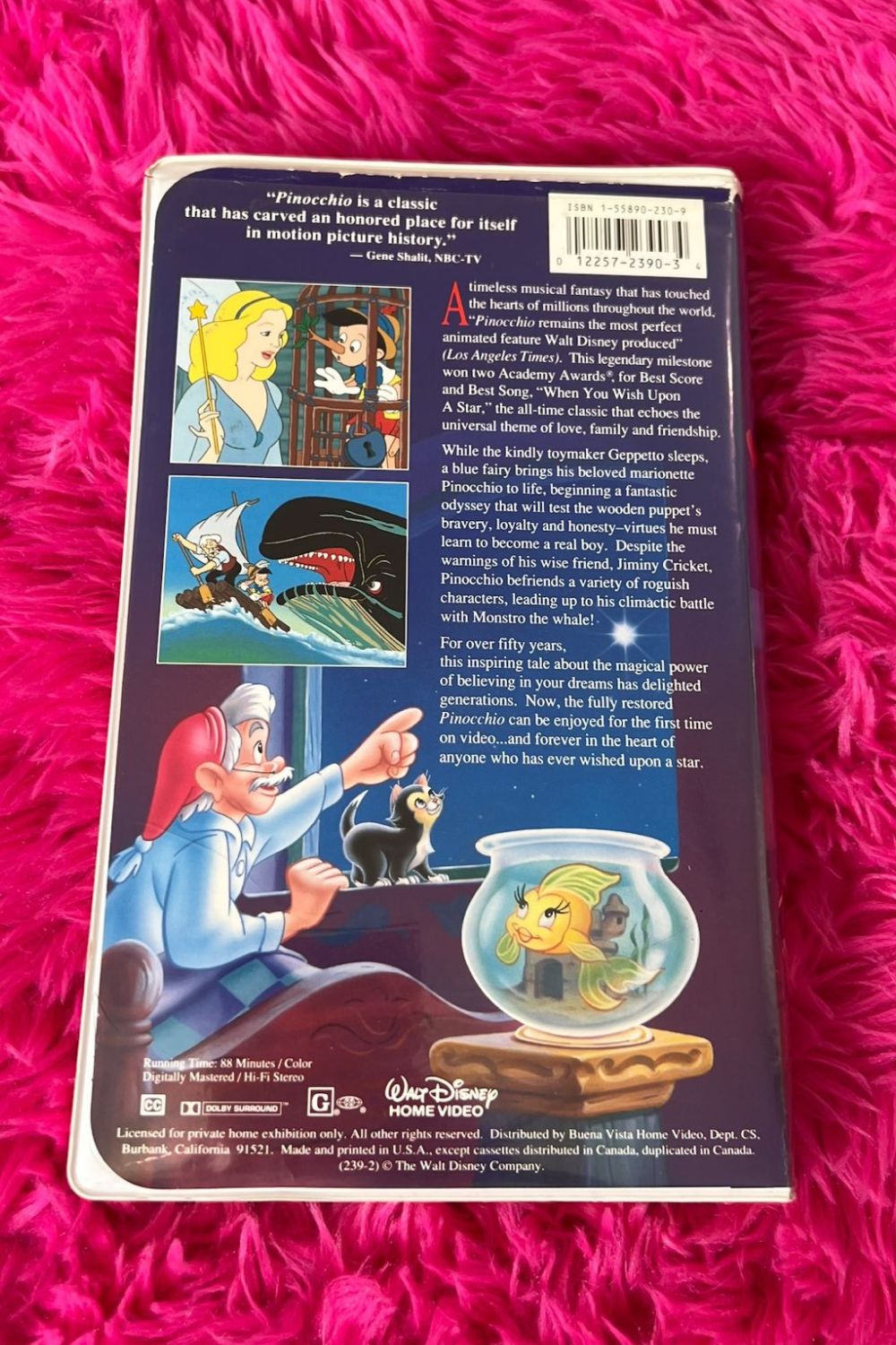 PINOCCHIO VHS*