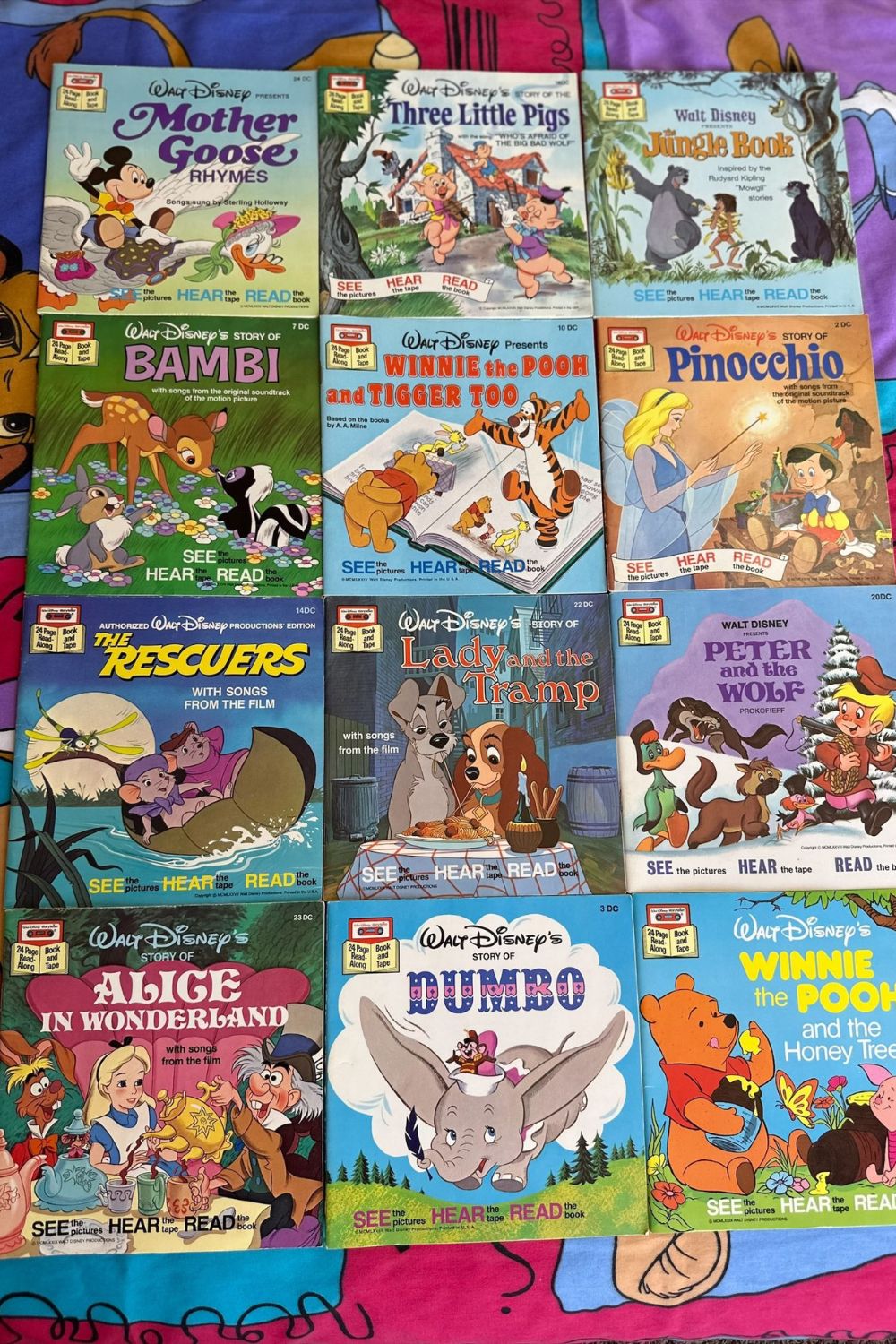 1979 DISNEY'S TAKE-A-TAPE ALONG CASE*