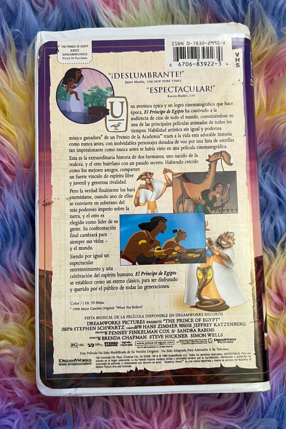 PRINCE OF EGYPT VHS*