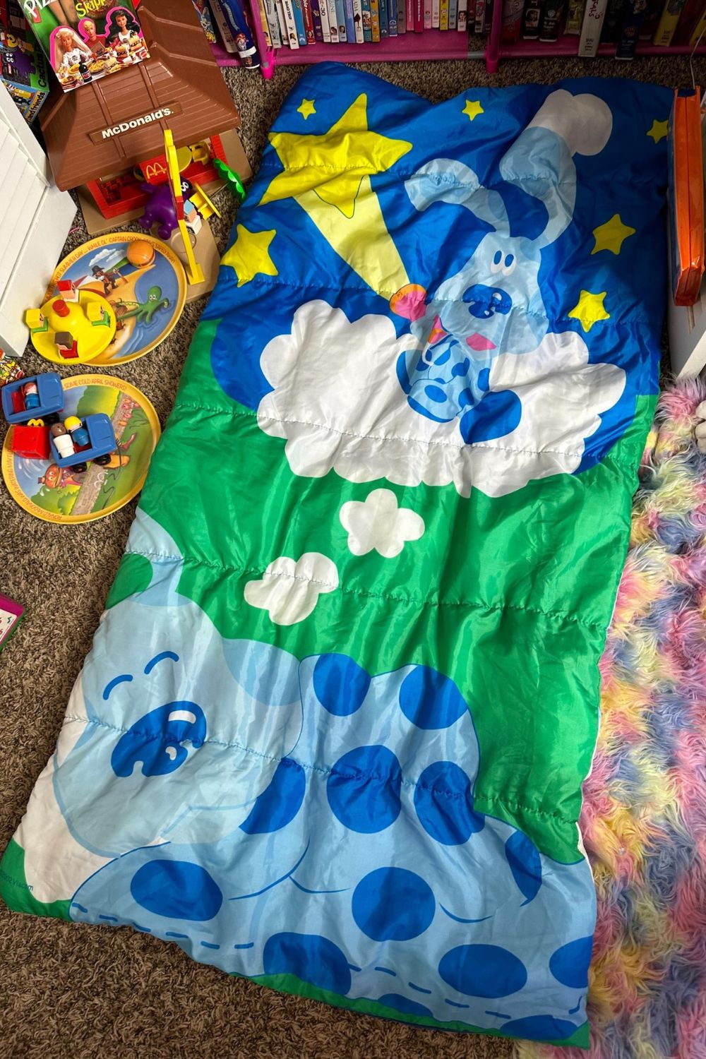 2002 Blues Clues Sleeping Bag Nostalchicks