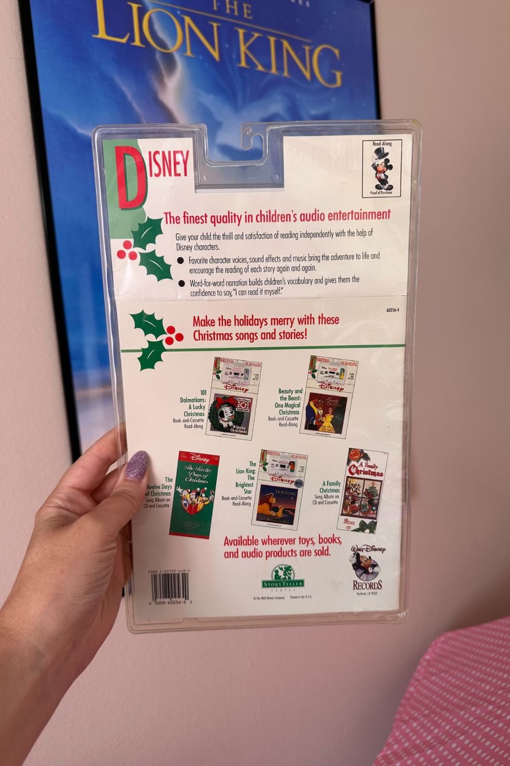 LION KING CHRISTMAS READ-ALONG "THE BRIGHTEST STAR" CASSETTE*