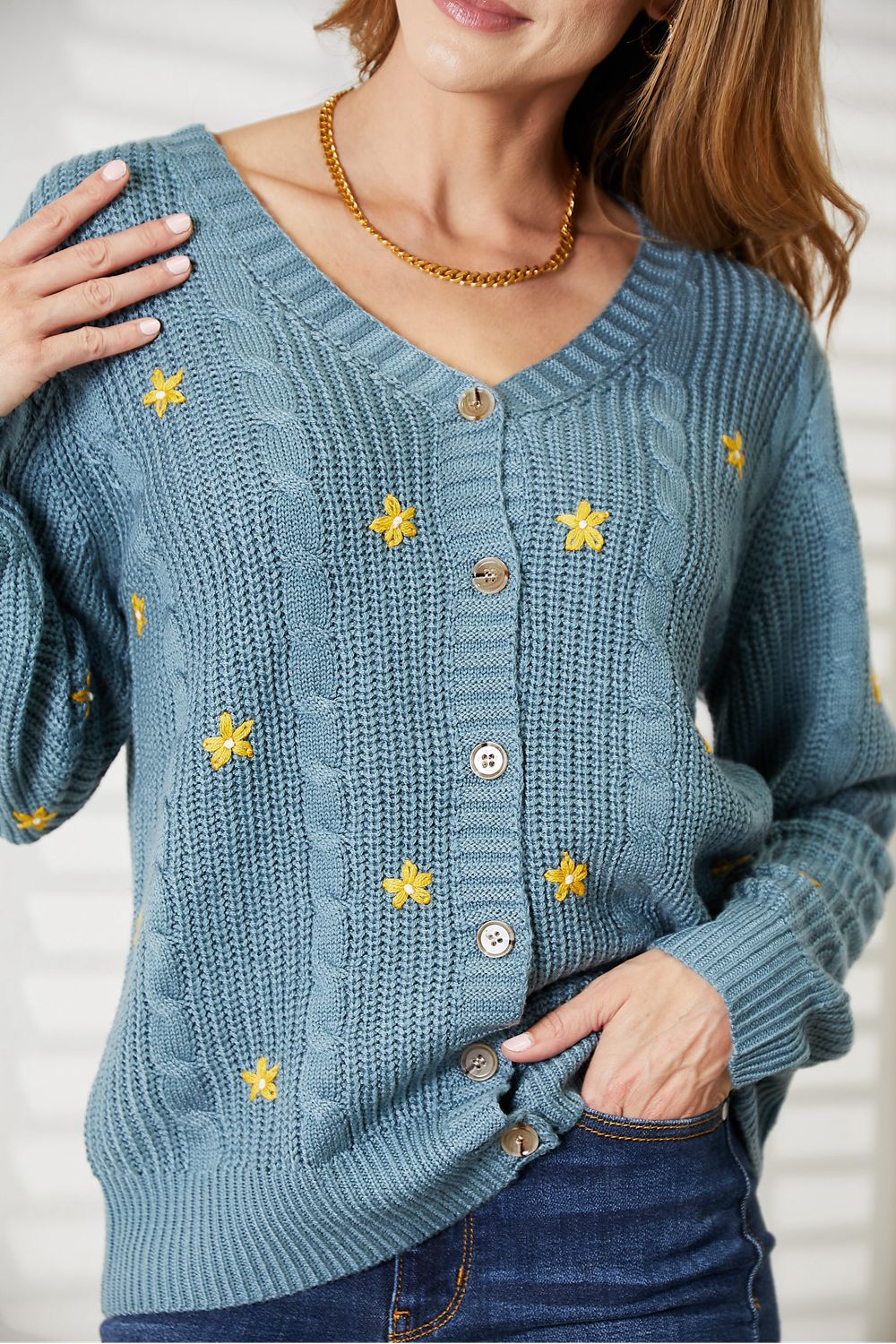 DAISY BLOOMS CARDIGAN