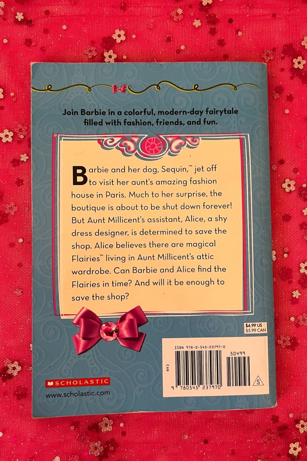 BARBIE FASHION FAIRYTALE BOOK*