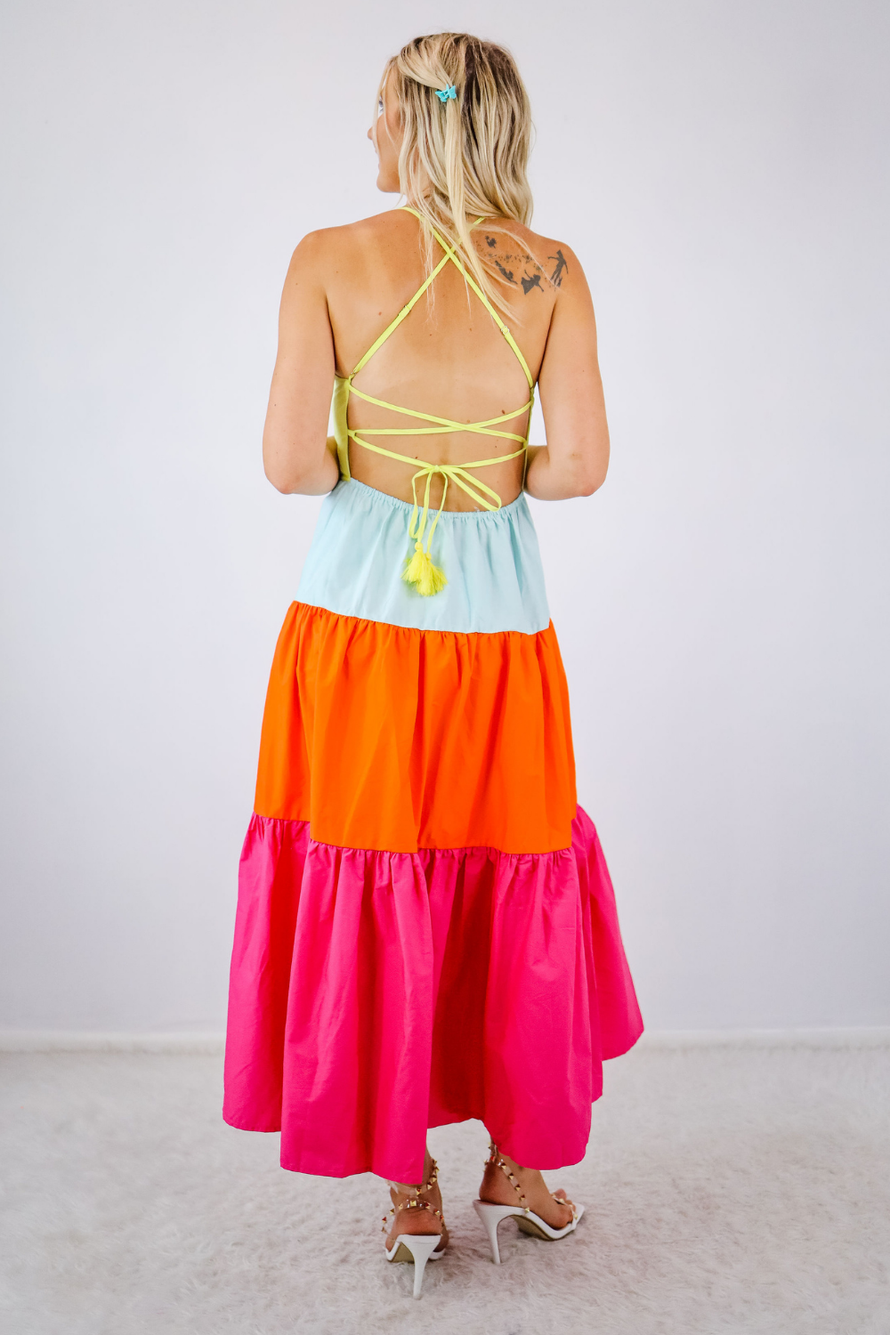 OH SO TROPICAL MIDI DRESS